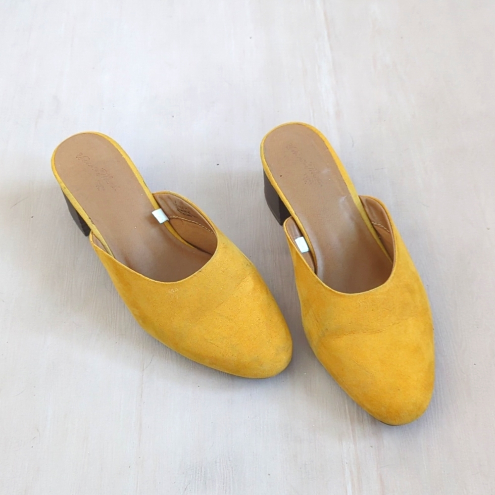 Whimsy low heel mules